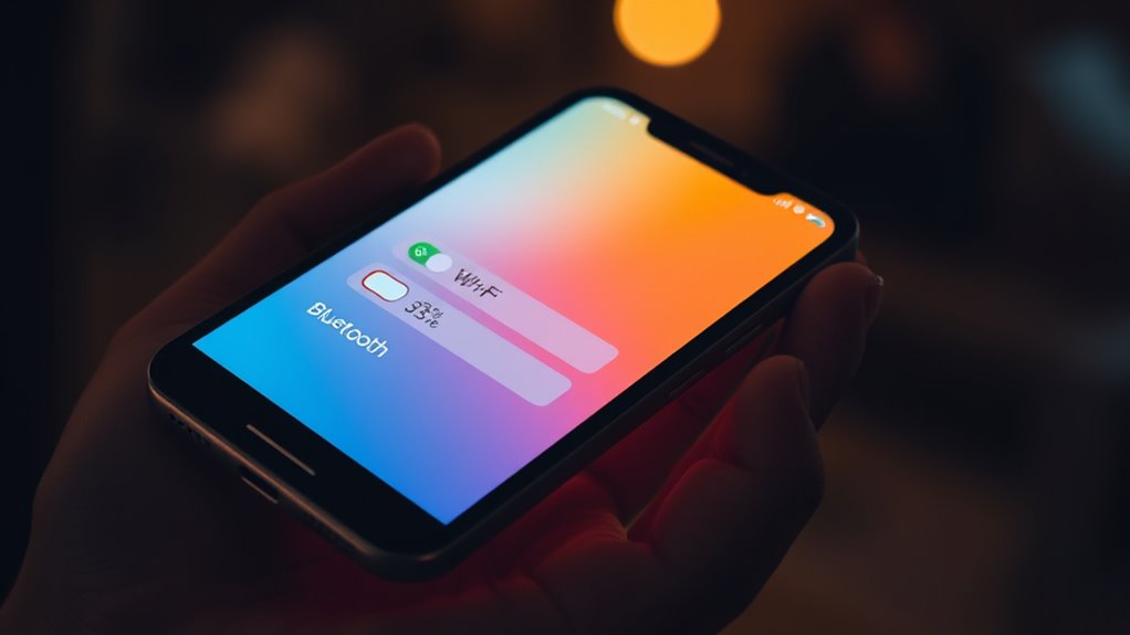turn off bluetooth and wi fi