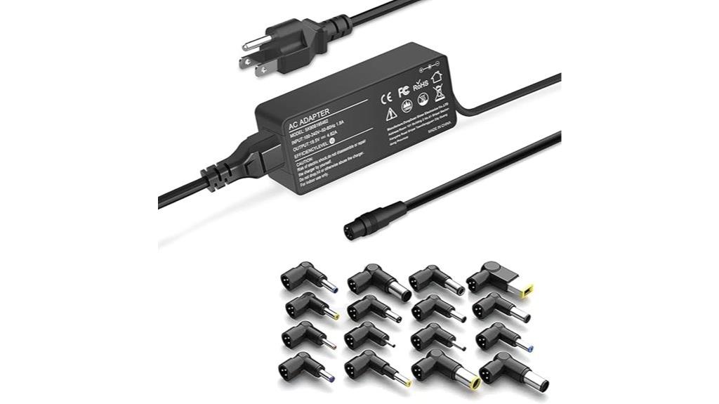 universal laptop charger with tips