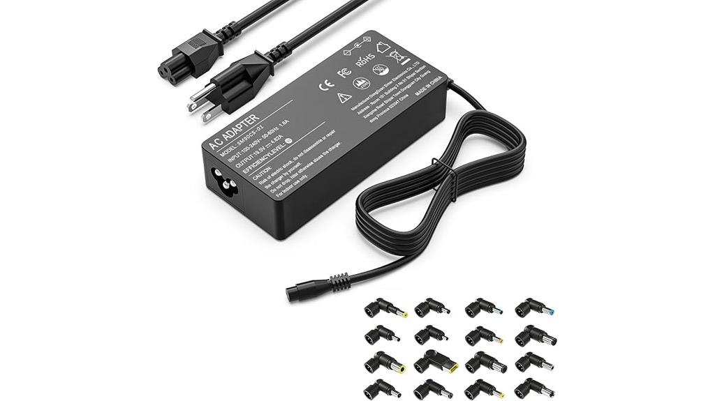 universal laptop charger with tips