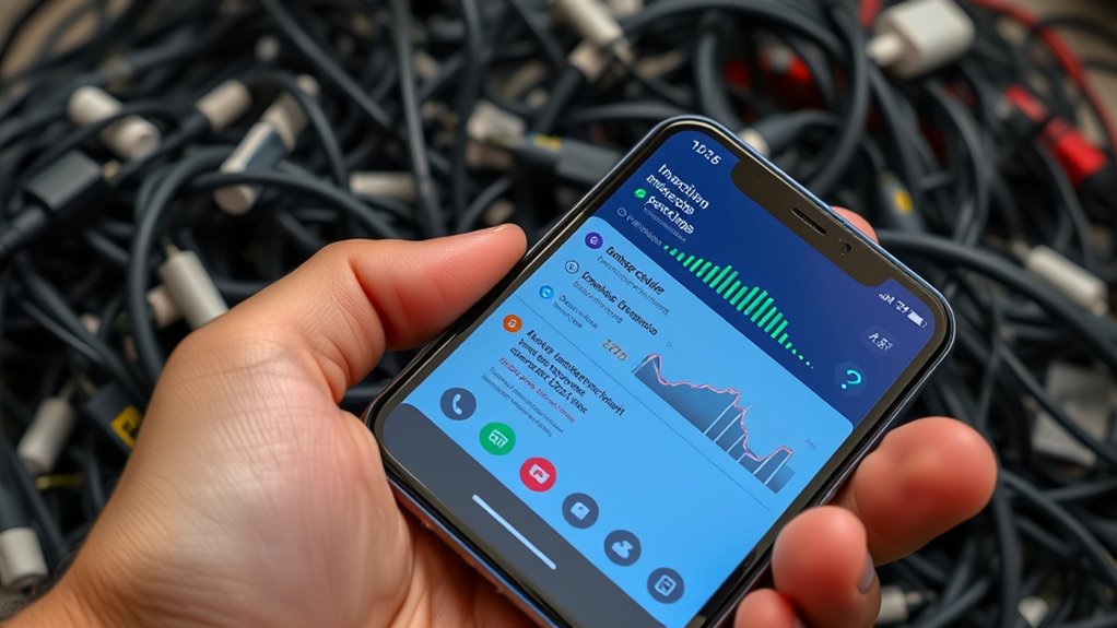 unusual battery and data activity