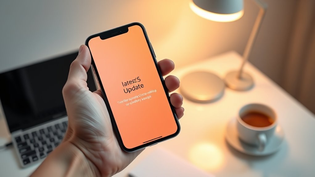 update ios for better battery