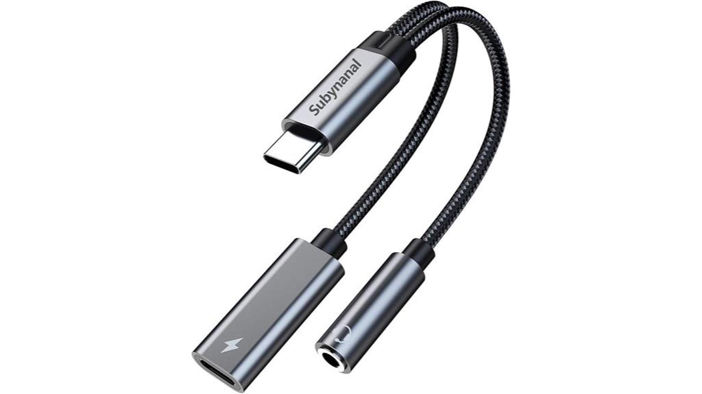usb c headphone charger adapter