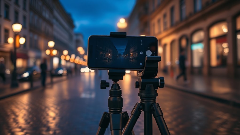 use tripods and supports