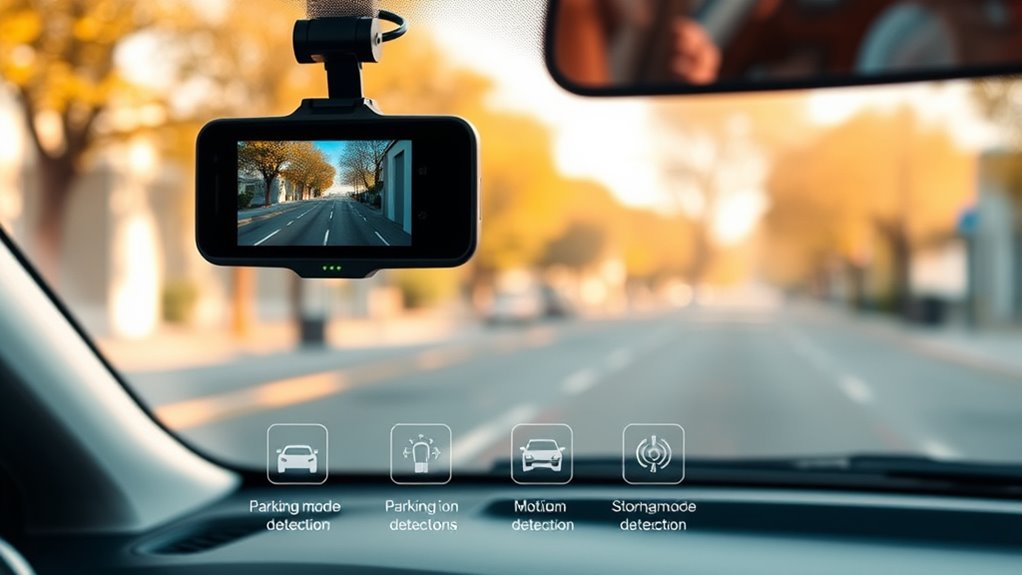 vehicle security with parking mode
