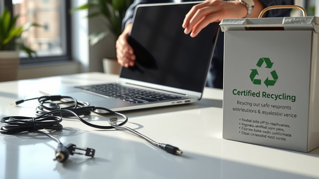 verify recycling and disposal