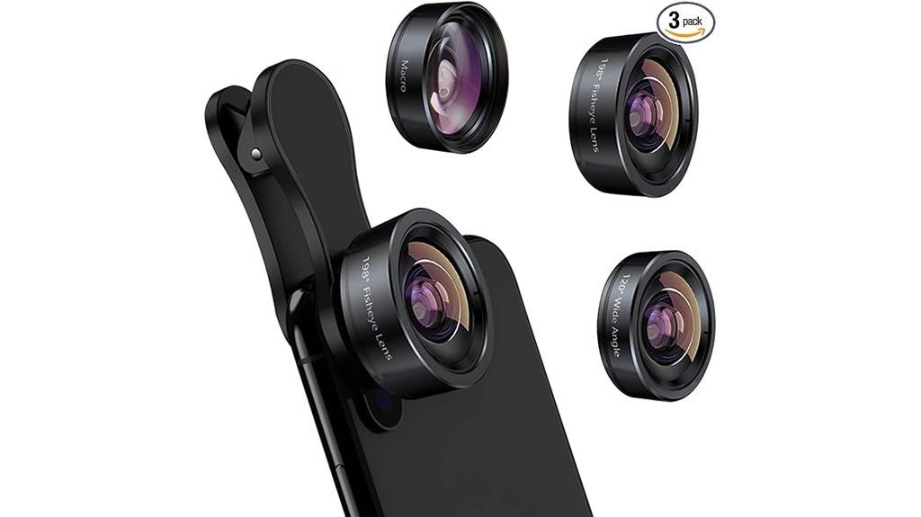 versatile 3 in 1 phone lens