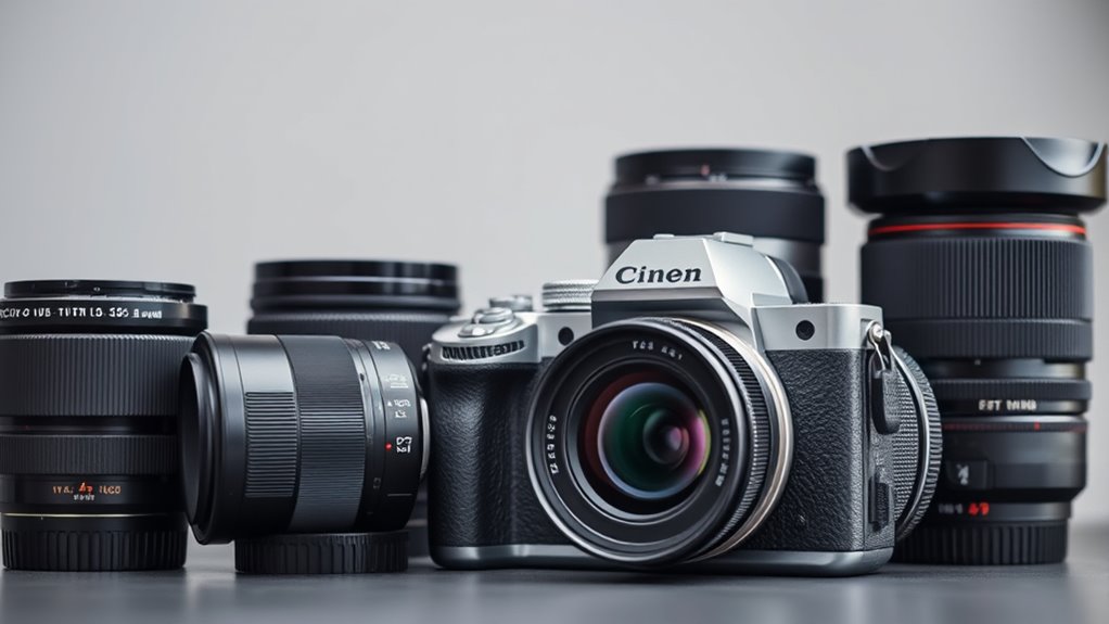 versatile lens and accessory compatibility