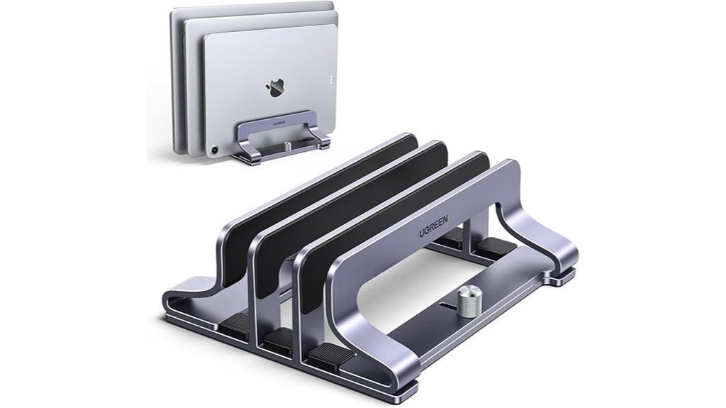 vertical macbook stand