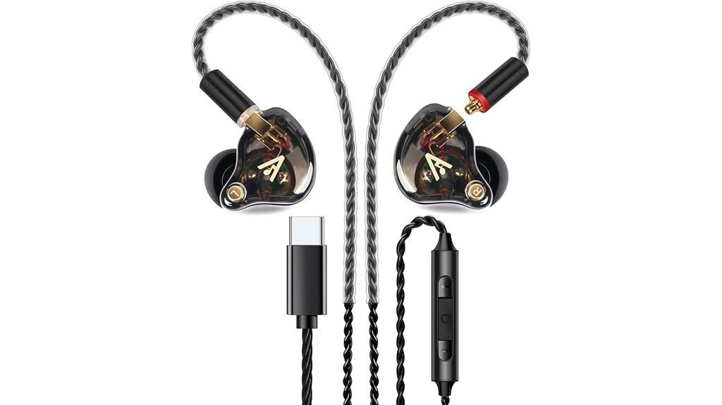 wired earbuds with microphone