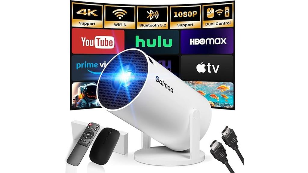 wireless 4k mini projector