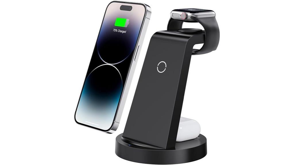 wireless charging station trio