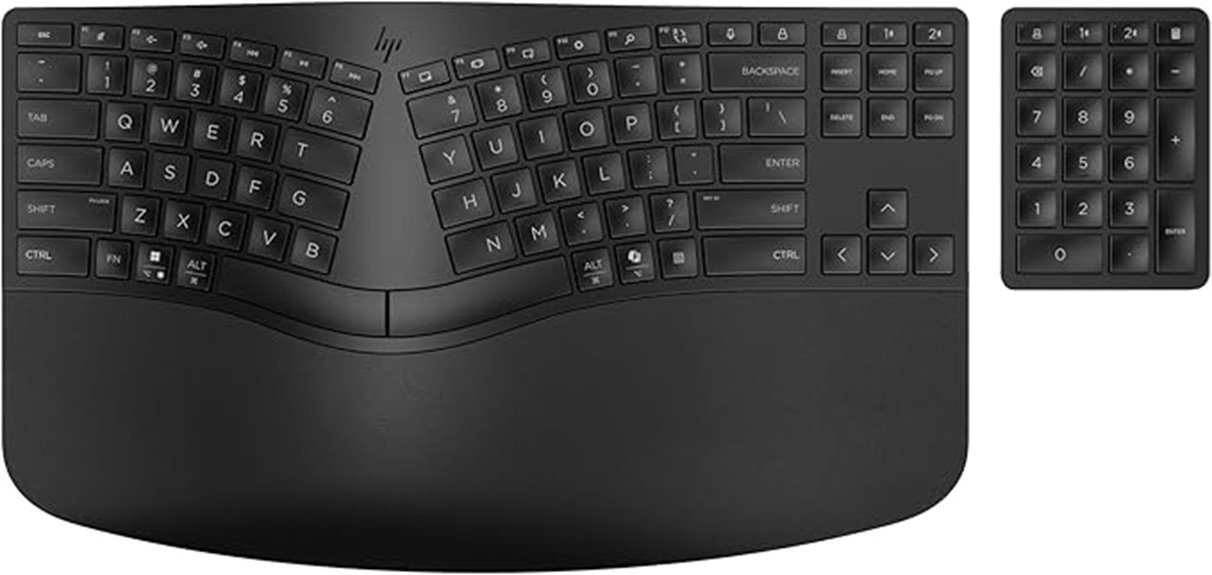 wireless ergonomic keyboard