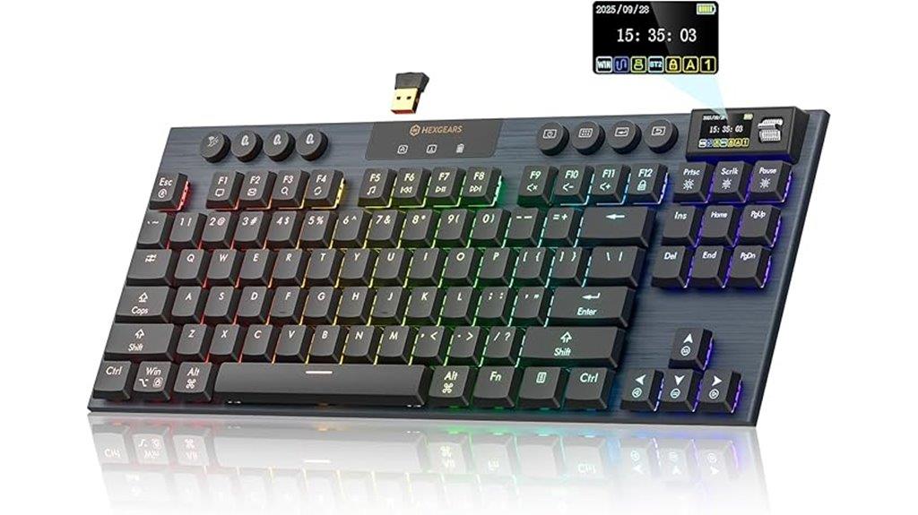 wireless mechanical gaming keyboard