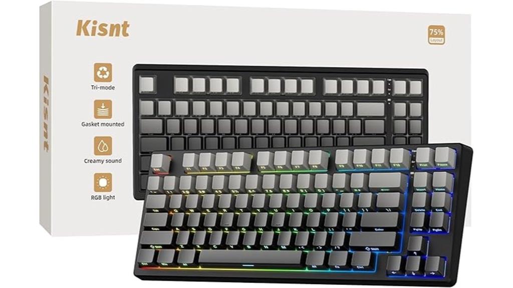 wireless rgb hot swappable keyboard