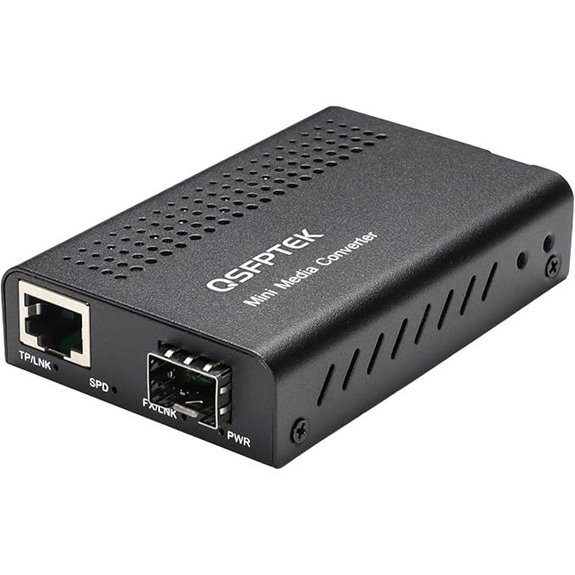 10G Fiber to Copper Ethernet Media Converter