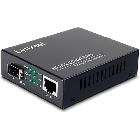 10G Fiber Media Converter with SFP+ Slot