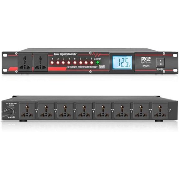 Pyle 10 Outlet Power Sequencer & Surge Protector
