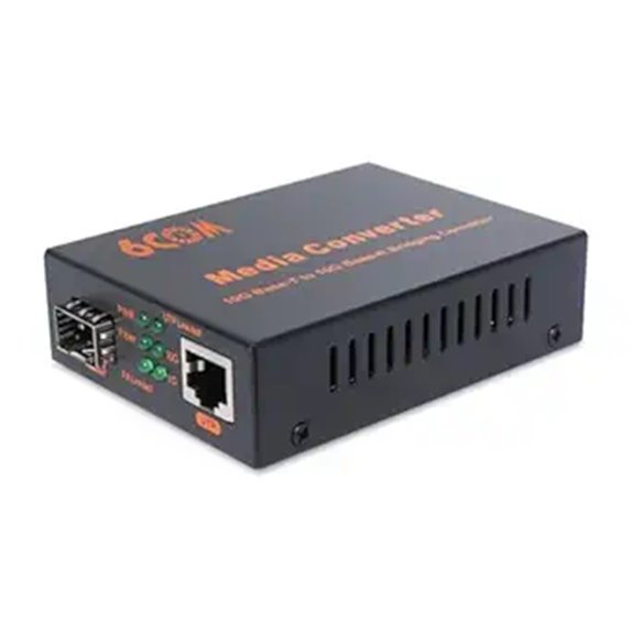 6COMGIGA 10G Fiber Media Converter with RJ45 and SFP