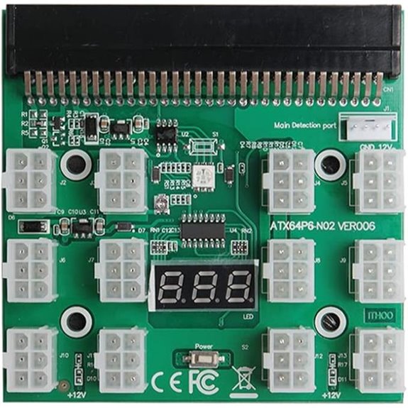 Acxico 6PIN 1200W Server Power Supply Breakout Board