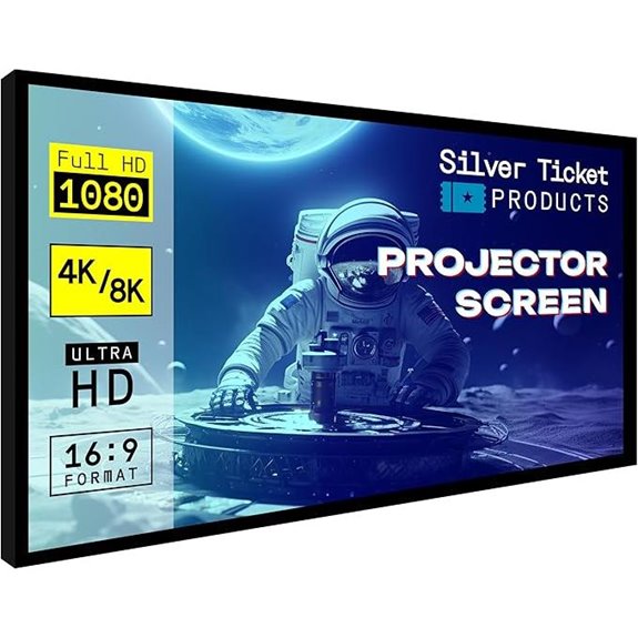120 inch 4k 8k projection screen