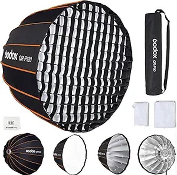Godox 120cm Softbox with Honeycomb Grid and Diffuser