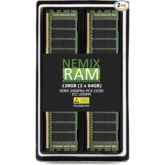 NEMIX 128GB DDR4 ECC LRDIMM Server Memory Kit
