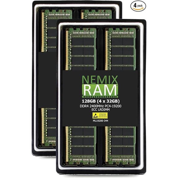 NEMIX 128GB DDR4 ECC Load-Reduced Server RAM Kit