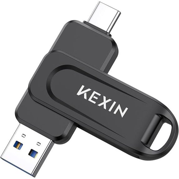 KEXIN 128GB USB-C Dual Flash Drive