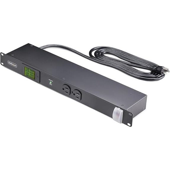 StarTech 12-Outlet Rackmount Power Strip with Surge