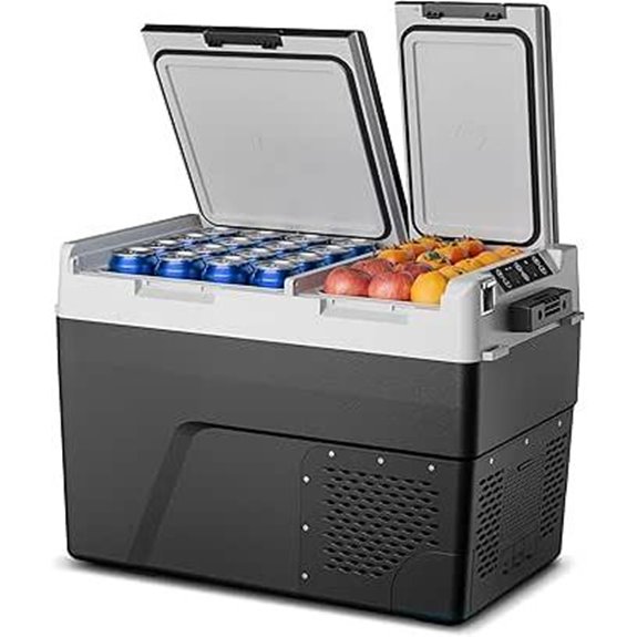 12V Car Refrigerator Cooler and Freezer (50QT)