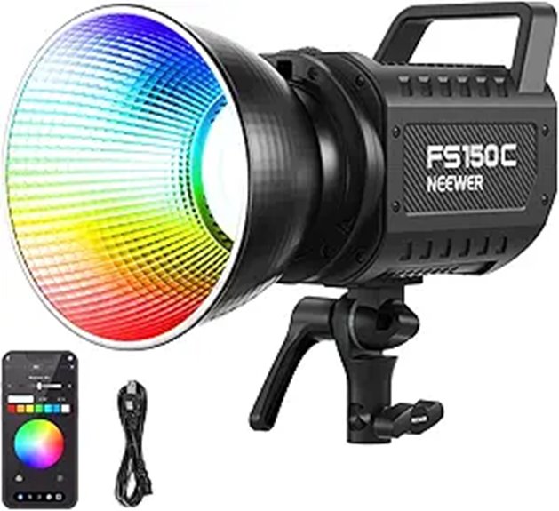 NEEWER 130W RGB LED Video Light with App Control