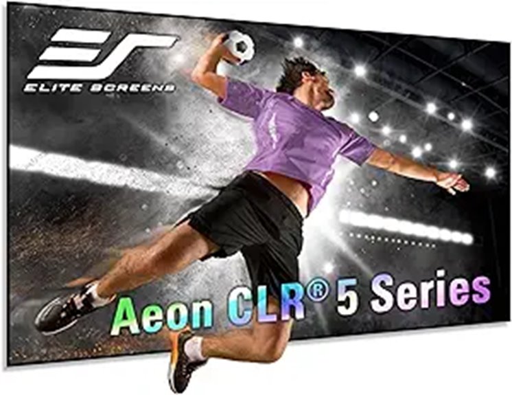 Elite Screens Aeon CLR5 150” Fixed Projector Screen
