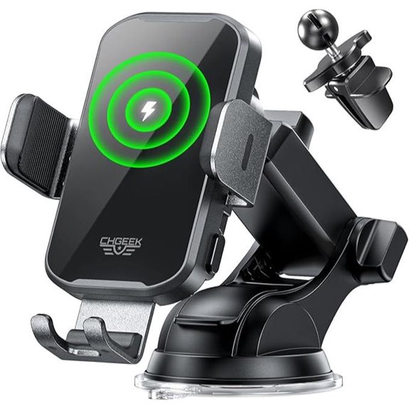 CHGeek 15W Wireless Car Charger & Phone Holder