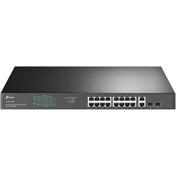 TP-Link 16-Port Gigabit PoE Switch with Uplink