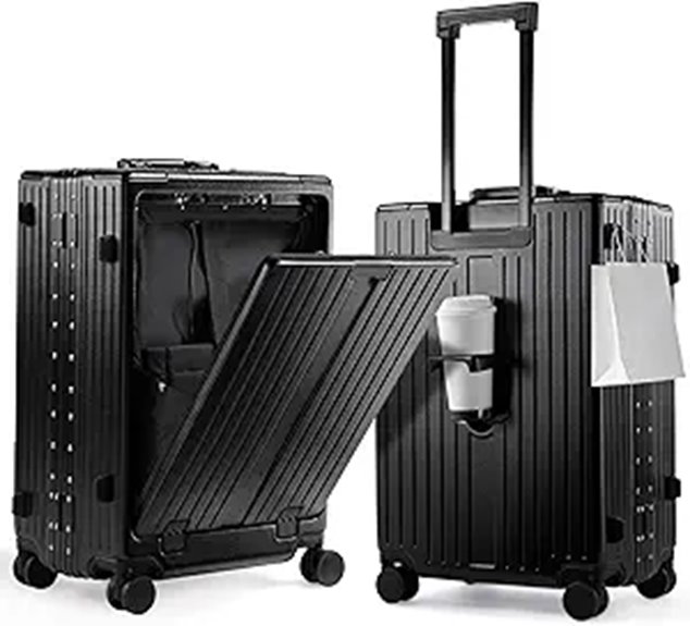 UrbanExplorer 20-Inch TSA Aluminum Carry-On Luggage