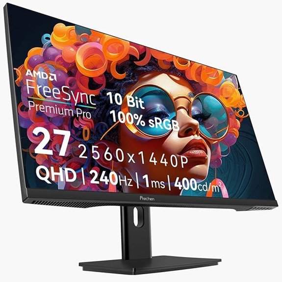 27-Inch 2K 240Hz Gaming Monitor with Speakers