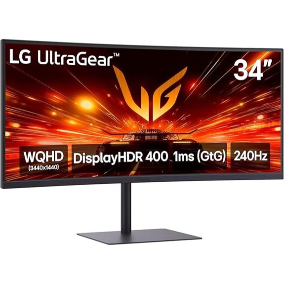 LG Ultragear 34-Inch Curved Gaming Monitor (3440x1440)