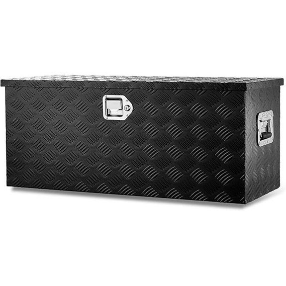 Aluminum Truck Bed Toolbox with Lock 36 Inch