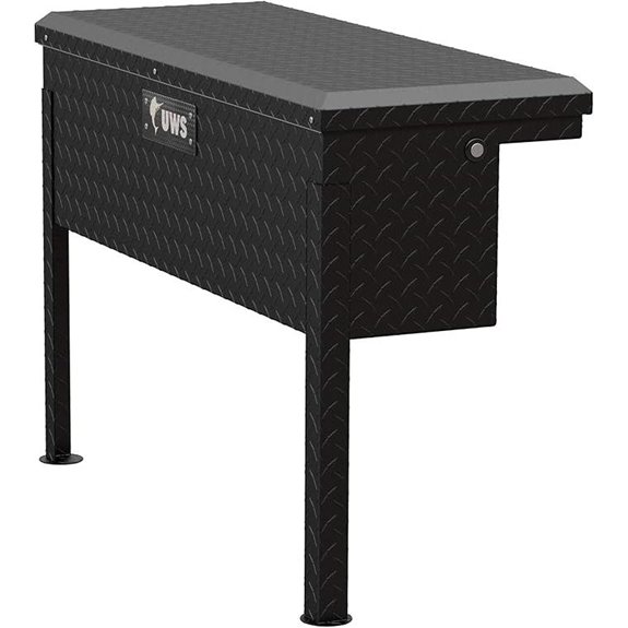 UWS 36-Inch Matte Black Aluminum Truck Tool Box