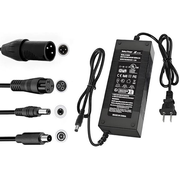 UL 54.6V 2A Fast Electric Bike Charger for 48V Ebikes