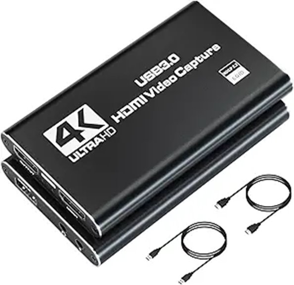 4K HDMI Capture Card for Streaming and Gaming