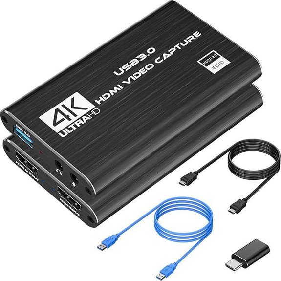 4K HDMI Capture Card for Gaming and Streaming