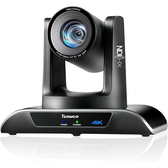 Tenveo 4K NDI PTZ Camera with Auto-Tracking
