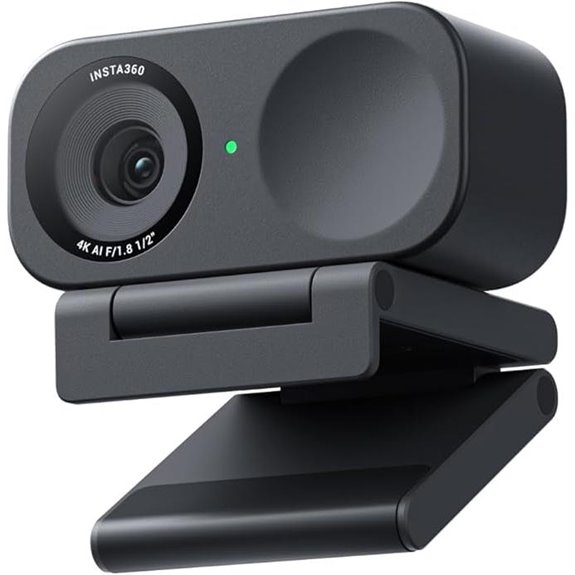 Insta360 Link 2C 4K Webcam with AI Noise-Canceling Mic