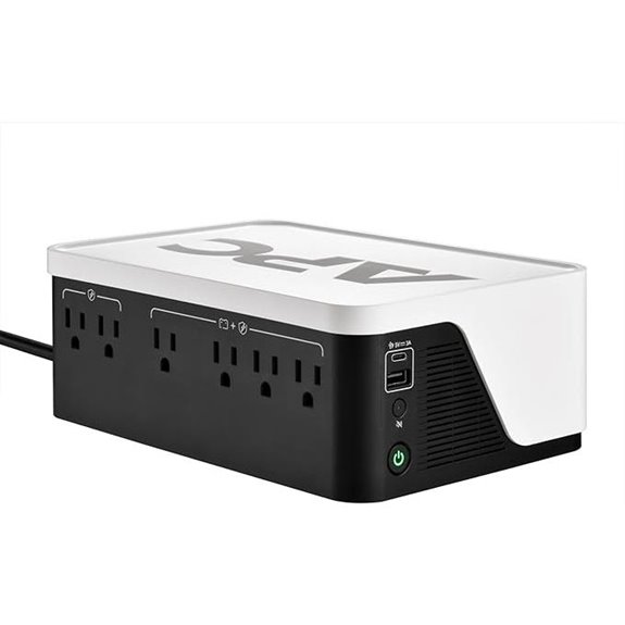 APC 500VA UPS Battery Backup & Surge Protector