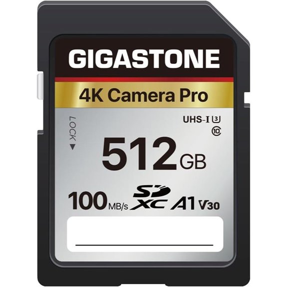 GIGASTONE 512GB SD Card with 5-Year Data Recovery