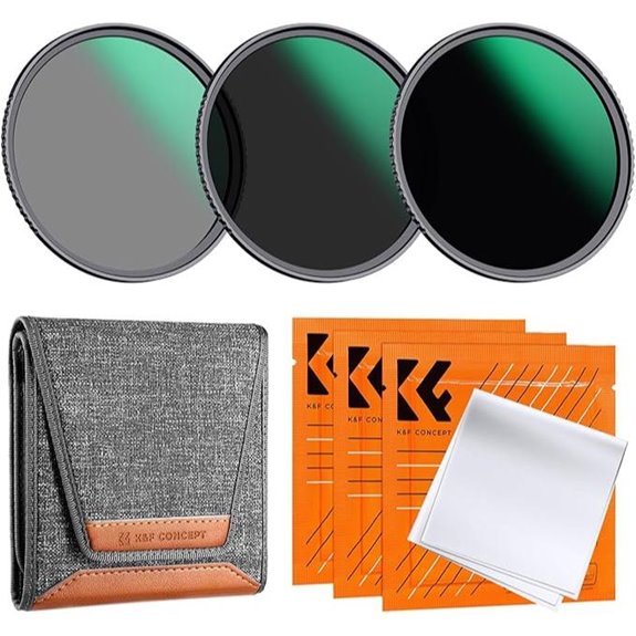 K&F Concept 58mm ND Filter Kit with Pouch