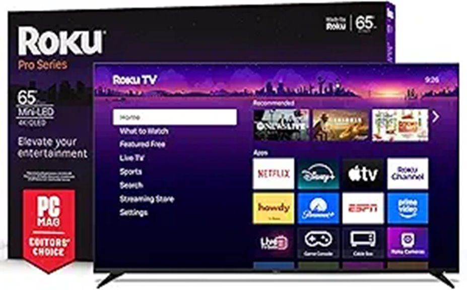 Roku 65-Inch Pro Series 4K QLED Smart TV