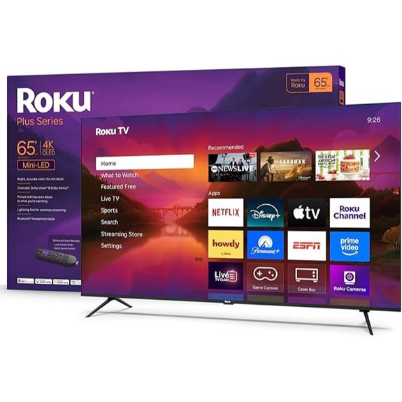 Roku 65-Inch Mini-LED 4K QLED TV with Remote