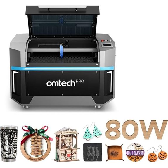 OMTech 80W CO2 Laser Engraver and Cutter